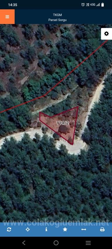 465M2 Detached Land For Sale In Dalaman Karacaağaç Neighborhood