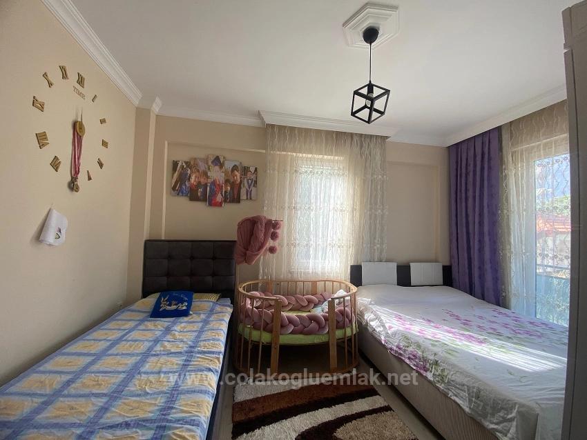 Garden Nizam 1+1 Large High Ground Floor Flat For Sale In Köyceğiz Center