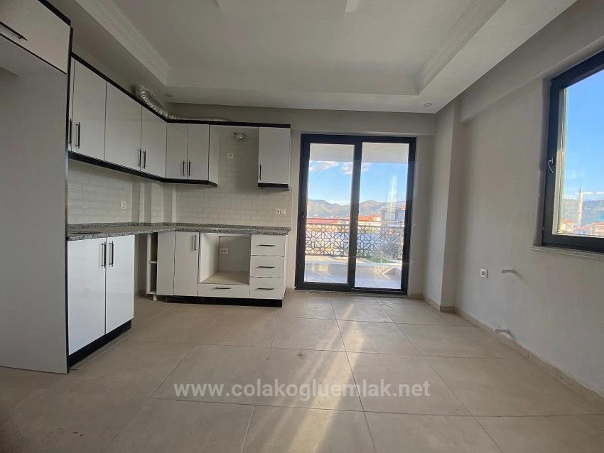 1+1 Luxury Brand New Apartment With Pool For Sale In Ortaca Center
