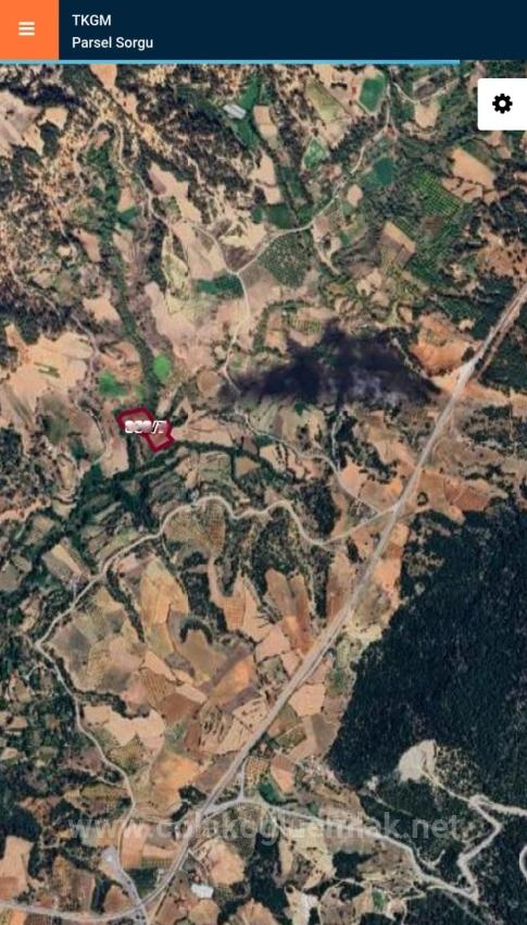 8.825 M² Field Suitable For Orchard Construction For Sale In Çameli Cevizli Village