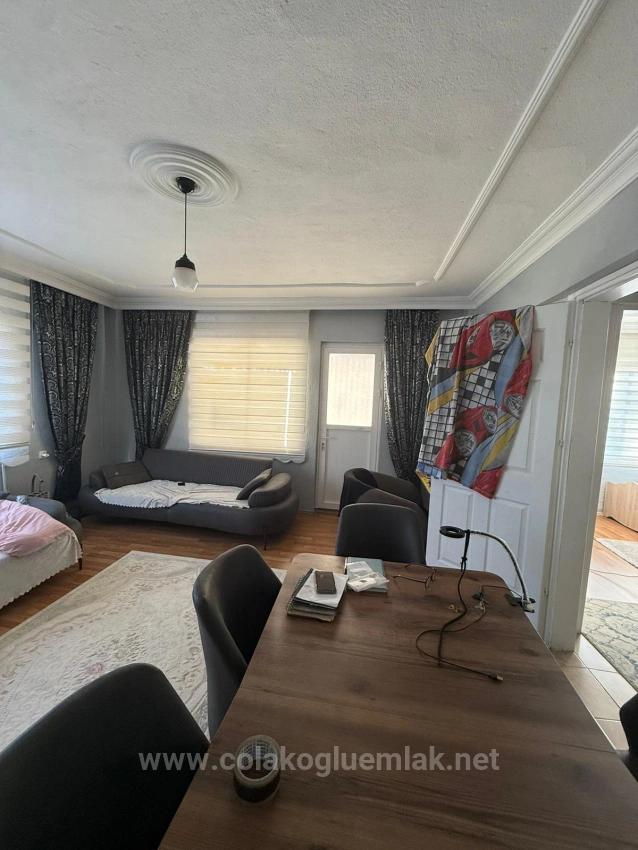 Ortaca Merkezde Satılık 2+1 Masrafsız Ara Kat Daire