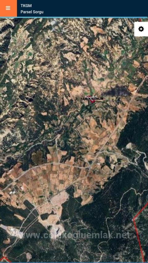 Çameli Cevizli Köyünde Satılık 8.825 M² Meyve Bahçesi Yapımına Uygun Tarla